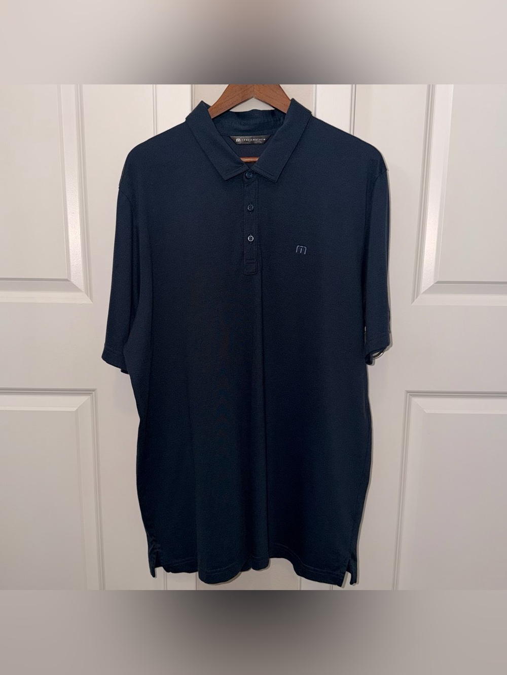 Travis Mathew Men's Dark Navy Golf Polo Short Sleeve Shirt Size XXXL 3XL